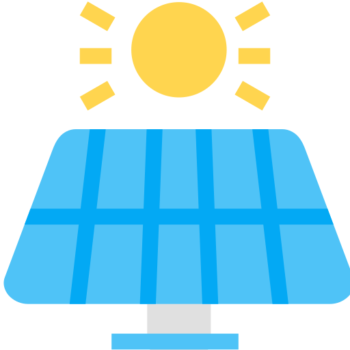 pannello solare Generic Flat icona