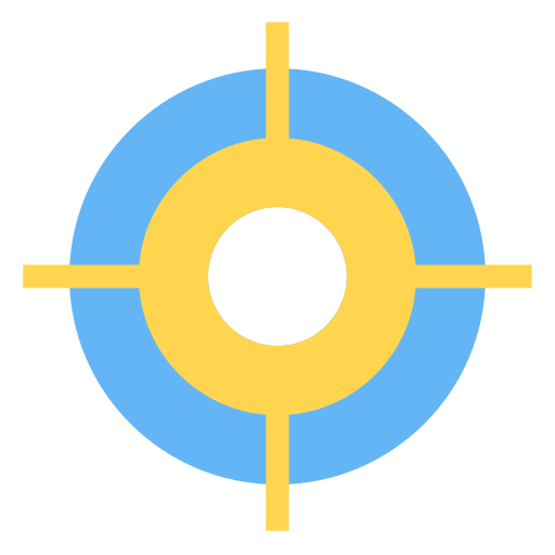 objetivo del círculo Generic Flat icono