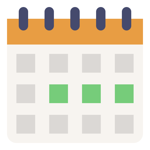 Calendar Becris Flat icon