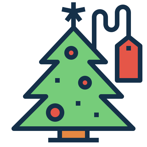 クリスマス Becris Lineal color icon