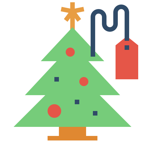 Christmas Becris Flat icon