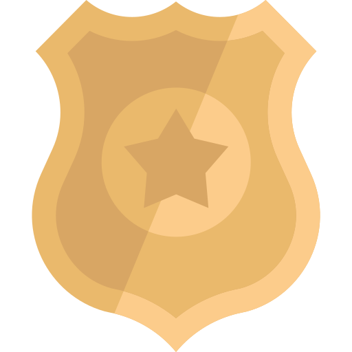 polizeiabzeichen Special Flat icon