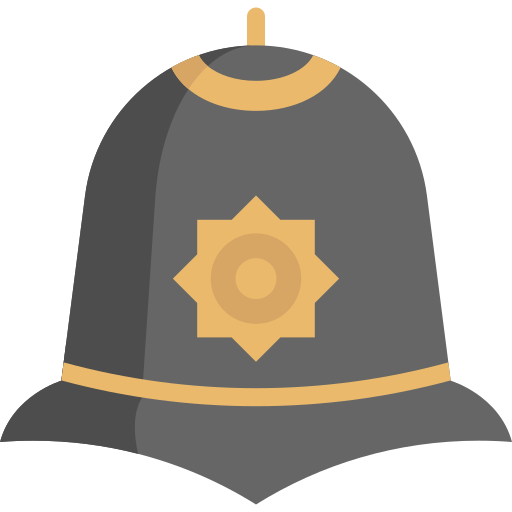 Шляпа полиции Special Flat иконка