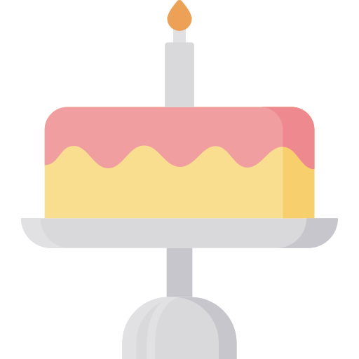 bolo de aniversário Special Flat Ícone