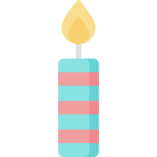 Candle Special Flat icon