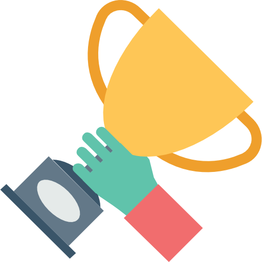 Trophy Flat Color Flat icon