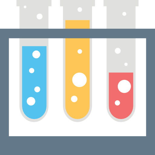 Test tube Flat Color Flat icon