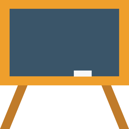 Blackboard Flat Color Flat icon