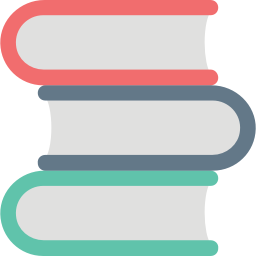 Library Flat Color Flat icon