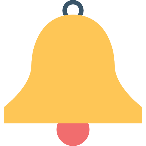 campana Flat Color Flat icona