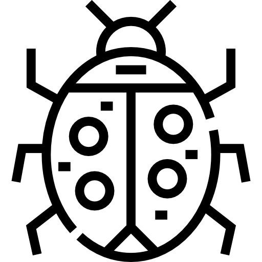 てんとう虫 Detailed Straight Lineal icon