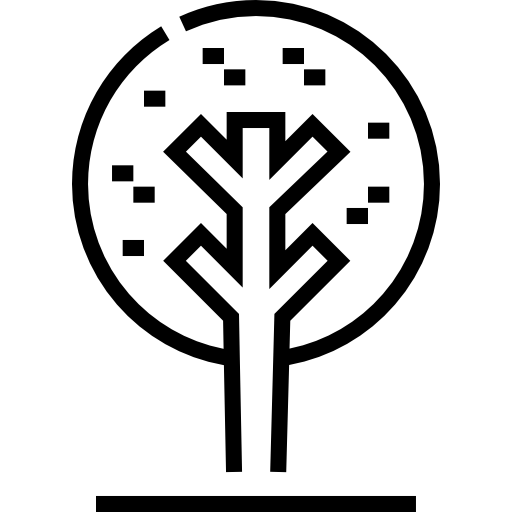 Tree Detailed Straight Lineal icon
