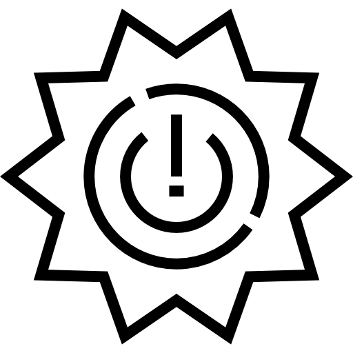 太陽光エネルギー Detailed Straight Lineal icon