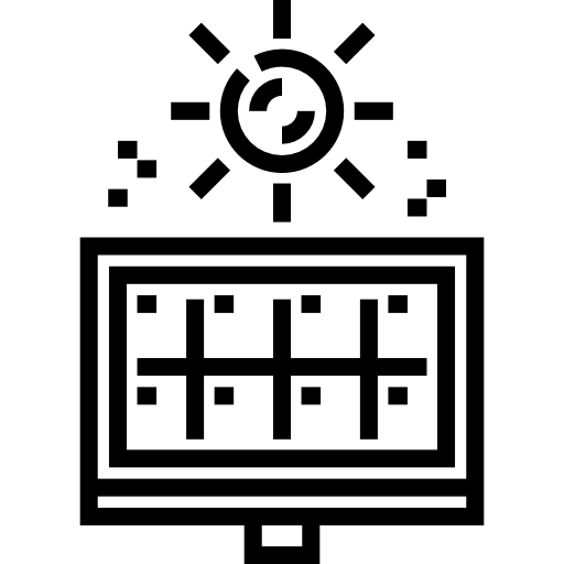 energia słoneczna Detailed Straight Lineal ikona