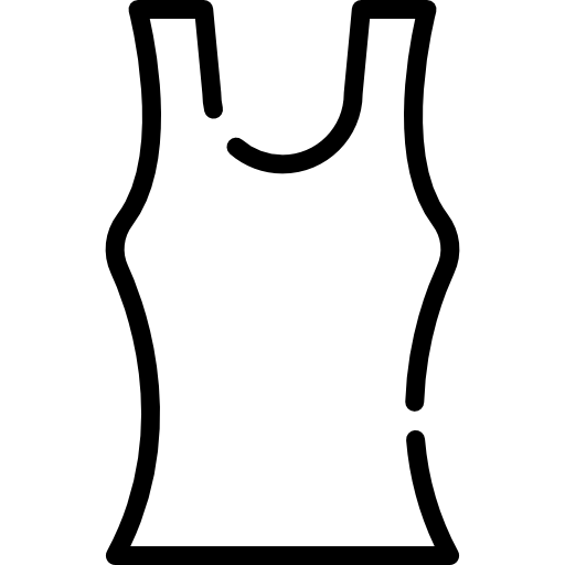camiseta sin mangas Special Lineal icono