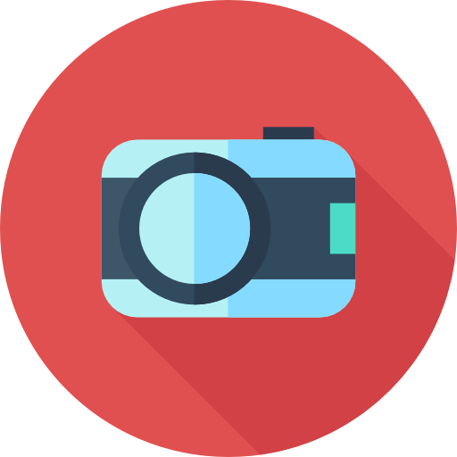 fotoapparat Flat Circular Flat icon