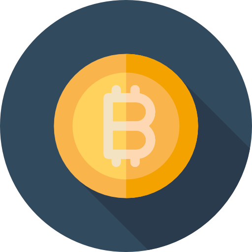 bitcoin Flat Circular Flat icon