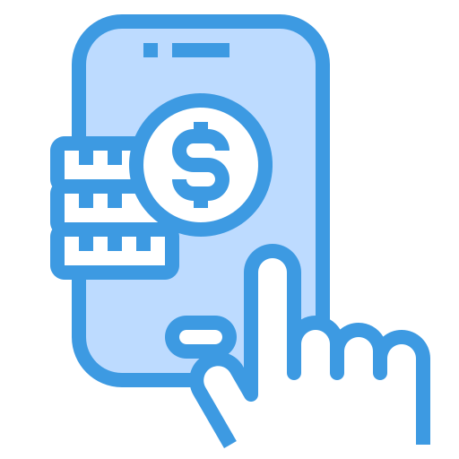 paiement mobile itim2101 Blue Icône