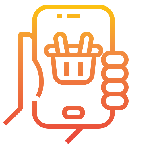 Mobile shopping itim2101 Gradient icon