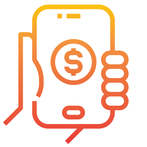 Mobile payment itim2101 Gradient icon