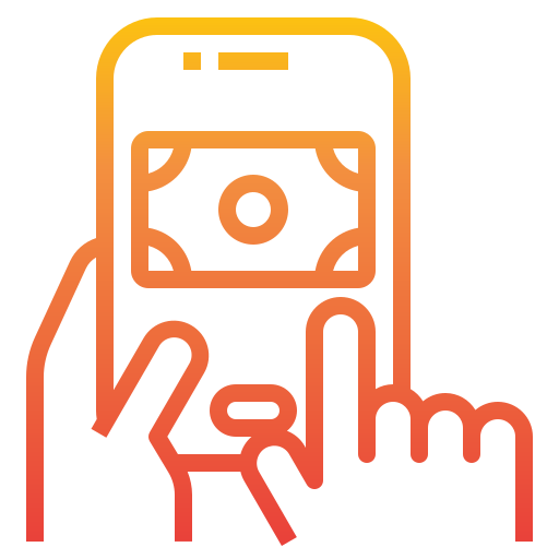 Mobile payment itim2101 Gradient icon