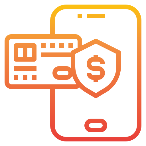 Secure payment itim2101 Gradient icon