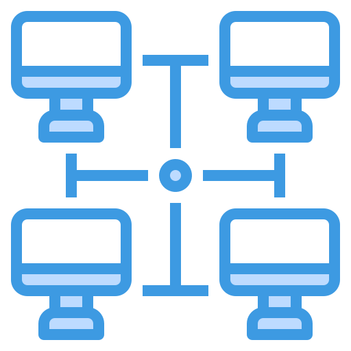 Компьютерная сеть itim2101 Blue иконка