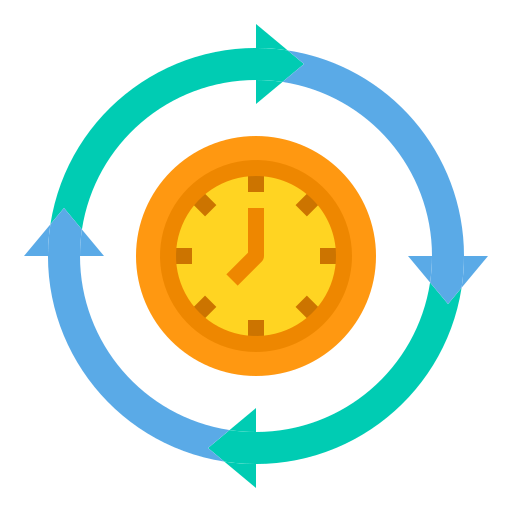 Time management itim2101 Flat icon