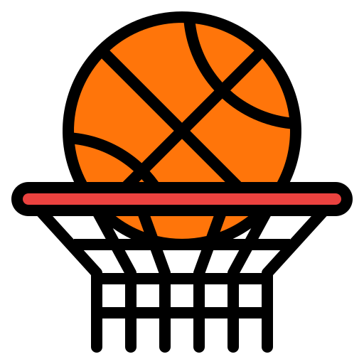 koszykówka Iconixar Lineal Color ikona