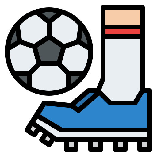 fútbol americano Iconixar Lineal Color icono