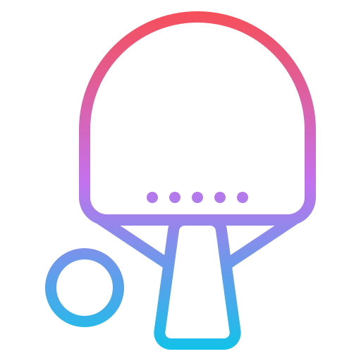 Table tennis Iconixar Gradient icon