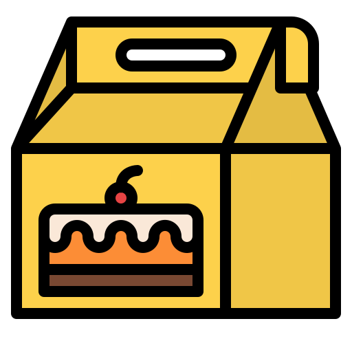 scatola per torte Iconixar Lineal Color icona