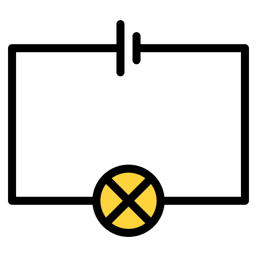 Electronic circuit Iconixar Lineal Color icon