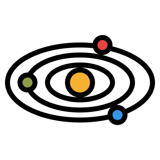 궤도 Iconixar Lineal Color icon