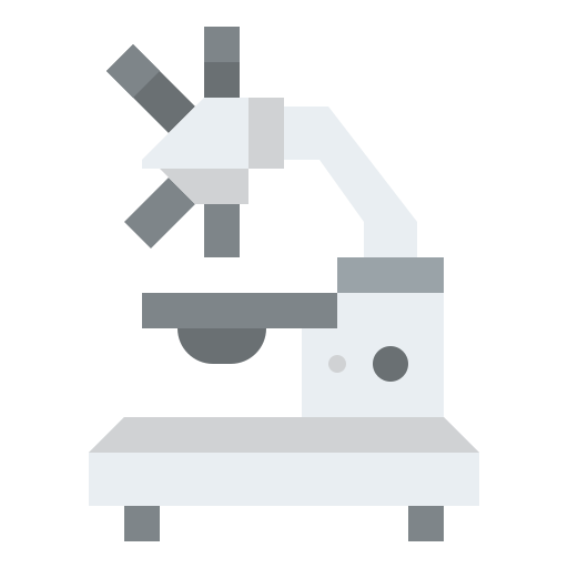 Microscope Iconixar Flat icon