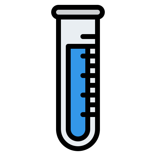 Test tube Iconixar Lineal Color icon