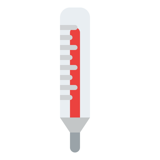 thermometer Iconixar Flat icon