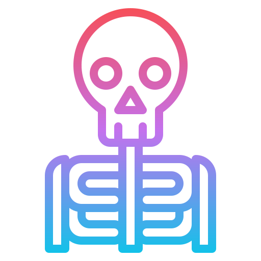 Skeleton Iconixar Gradient icon