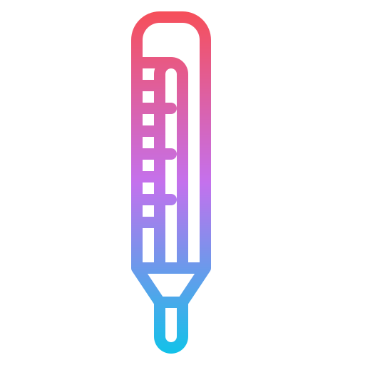thermometer Iconixar Gradient icon
