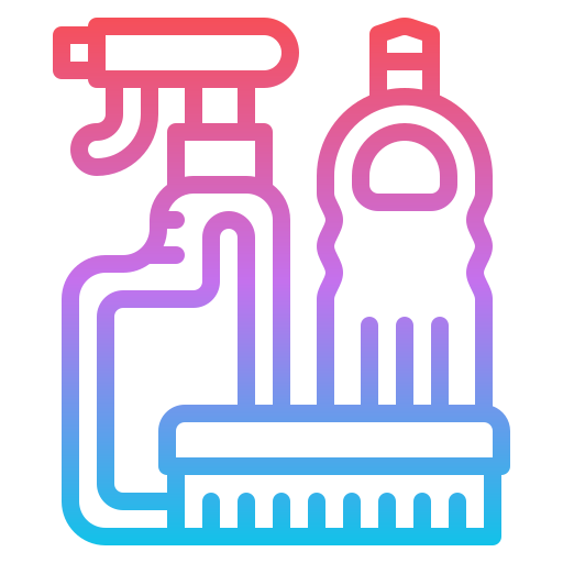 schoonmaakproducten Iconixar Gradient icoon