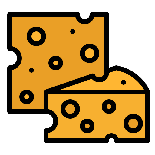 Cheeses Iconixar Lineal Color icon