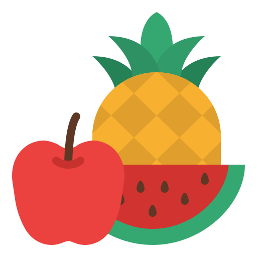 frutas Iconixar Flat icono