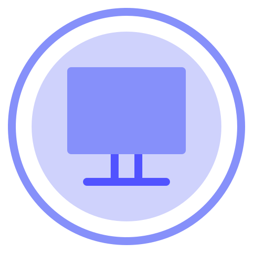monitor Generic Circular ikona