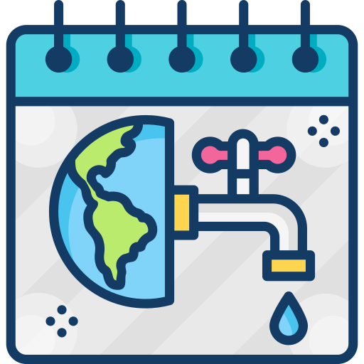 水を節約する SBTS2018 Lineal Color icon