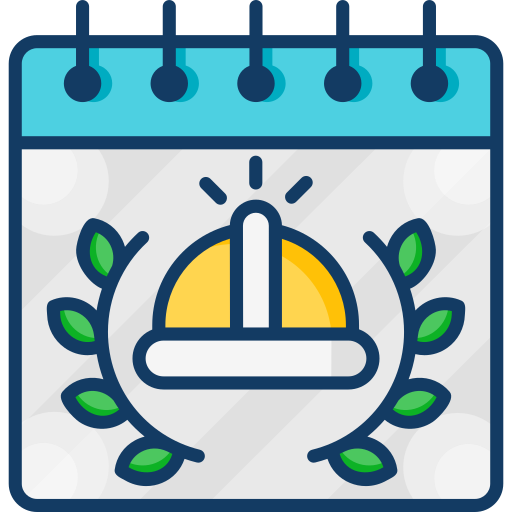 Calendar SBTS2018 Lineal Color icon