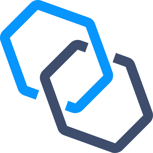 blockchain SBTS2018 Blue ikona