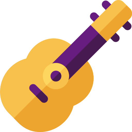 ギター Basic Rounded Flat icon