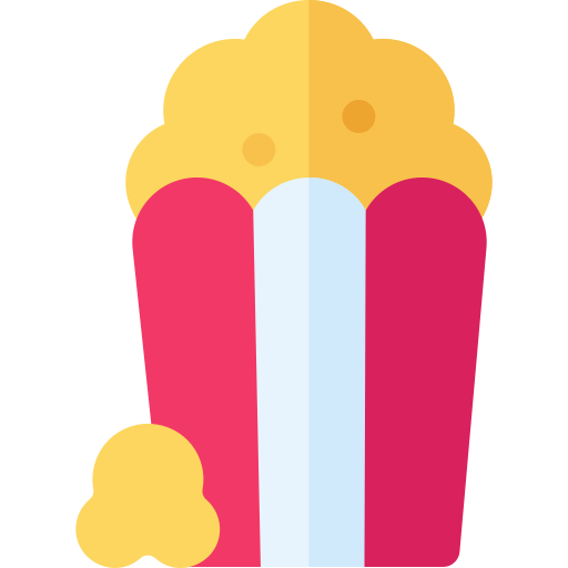 popcorn Basic Rounded Flat icoon