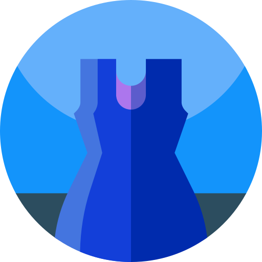 ドレス Geometric Flat Circular Flat icon