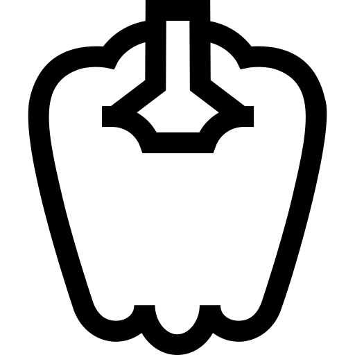 papryka Basic Straight Lineal ikona